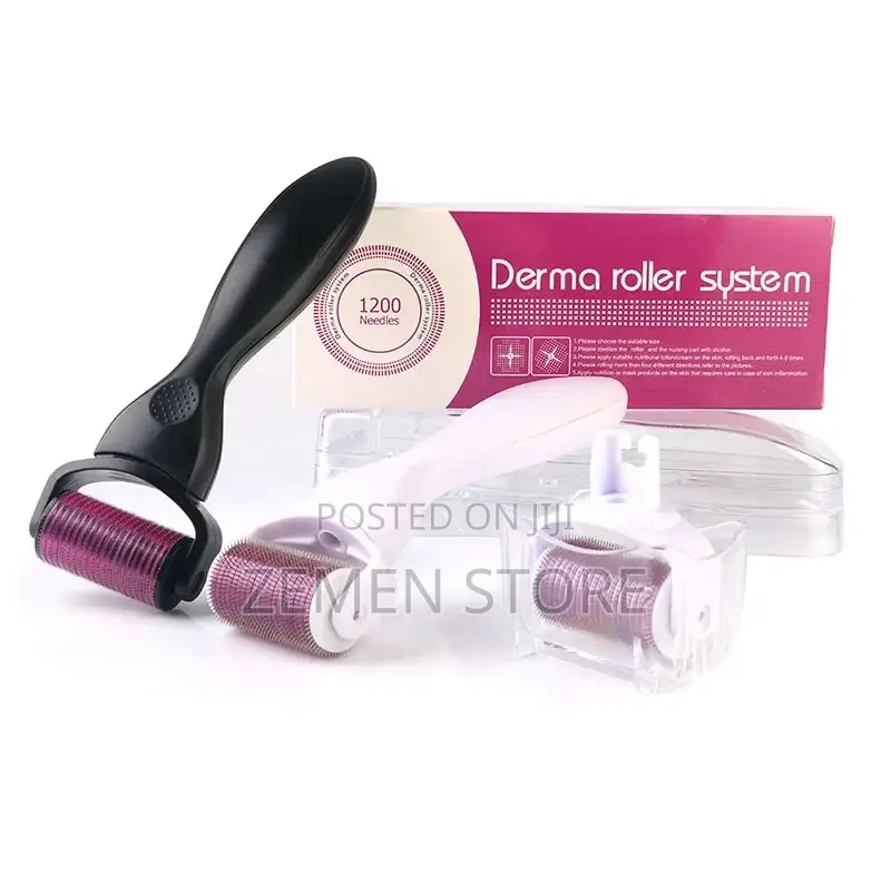 4 in 1 Derma Roller ለተመለጠ ፀጉር ፂም ለማሳደግ ለተበላሸ የፊትቆዳ ሁነኛ መፍትሄ