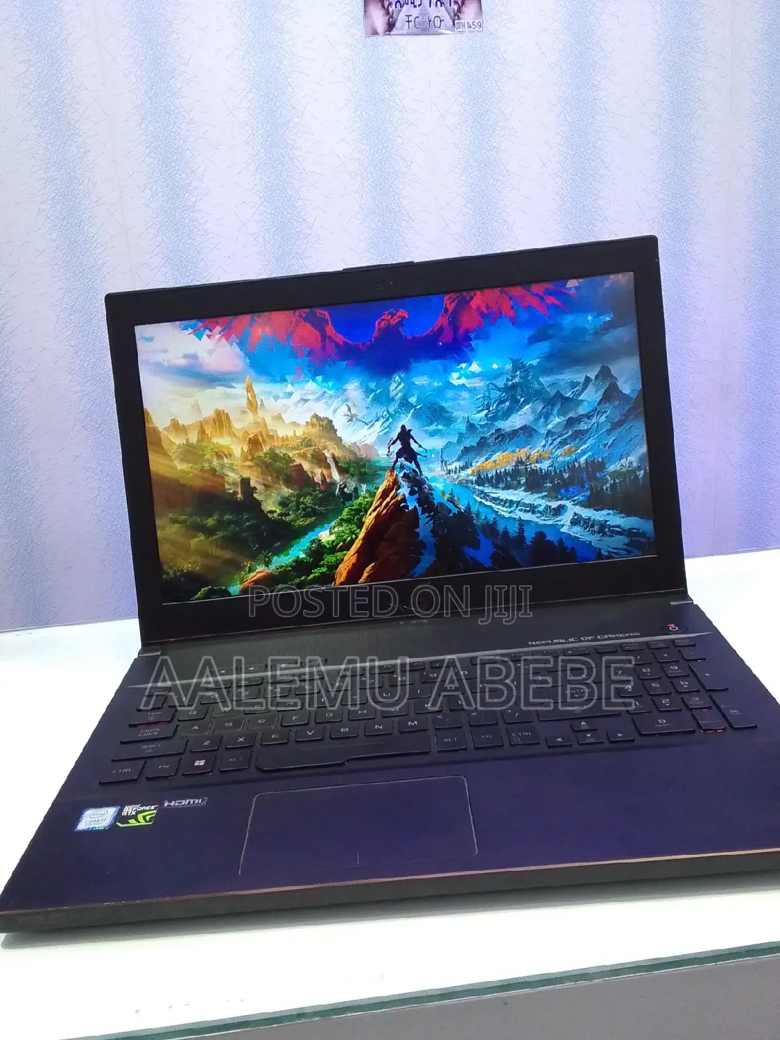 New Laptop Asus ROG Zephyrus G15 16GB Intel Core I7 HDD+SSD 1T