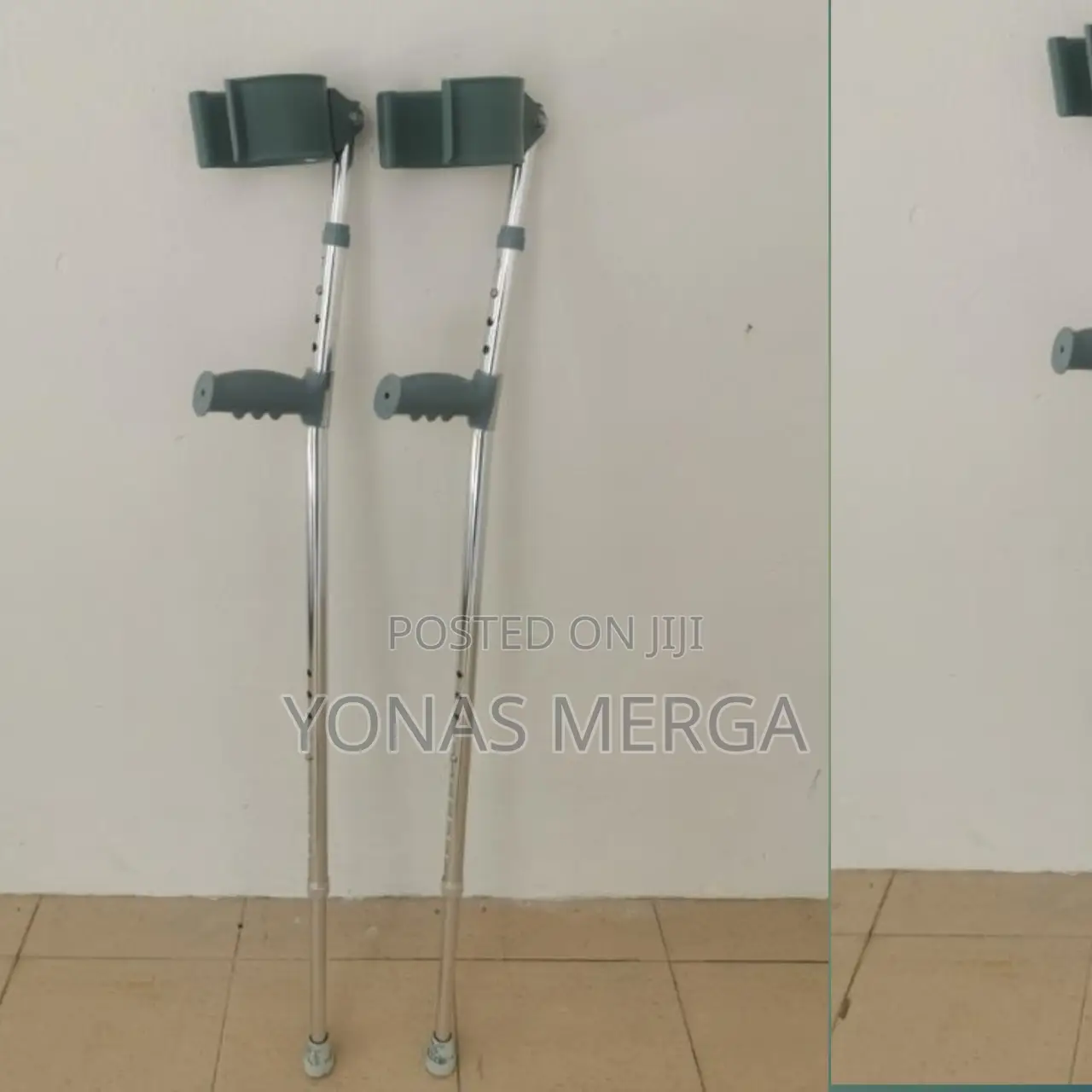 Adult Forearm Crutches(2 Units Open Cuff),Aluminum Walking