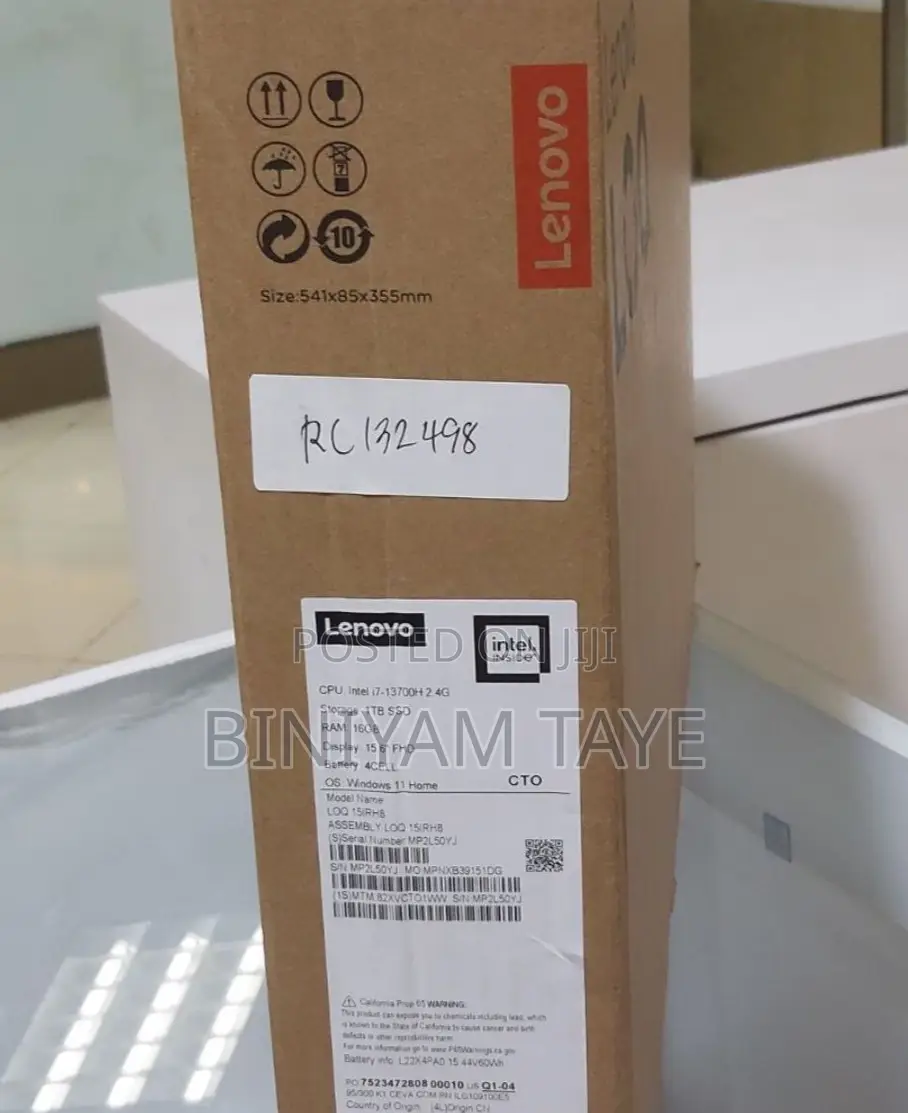 New Laptop Lenovo Ideapad 3 16GB Intel Core I7 SSD 1T