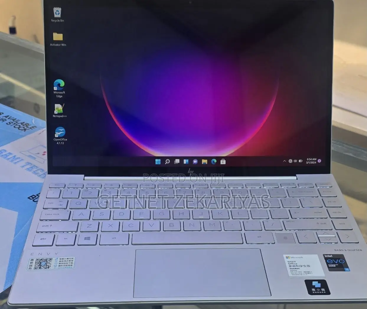 New Laptop HP Envy 13 16GB Intel Core I5 SSD 512GB