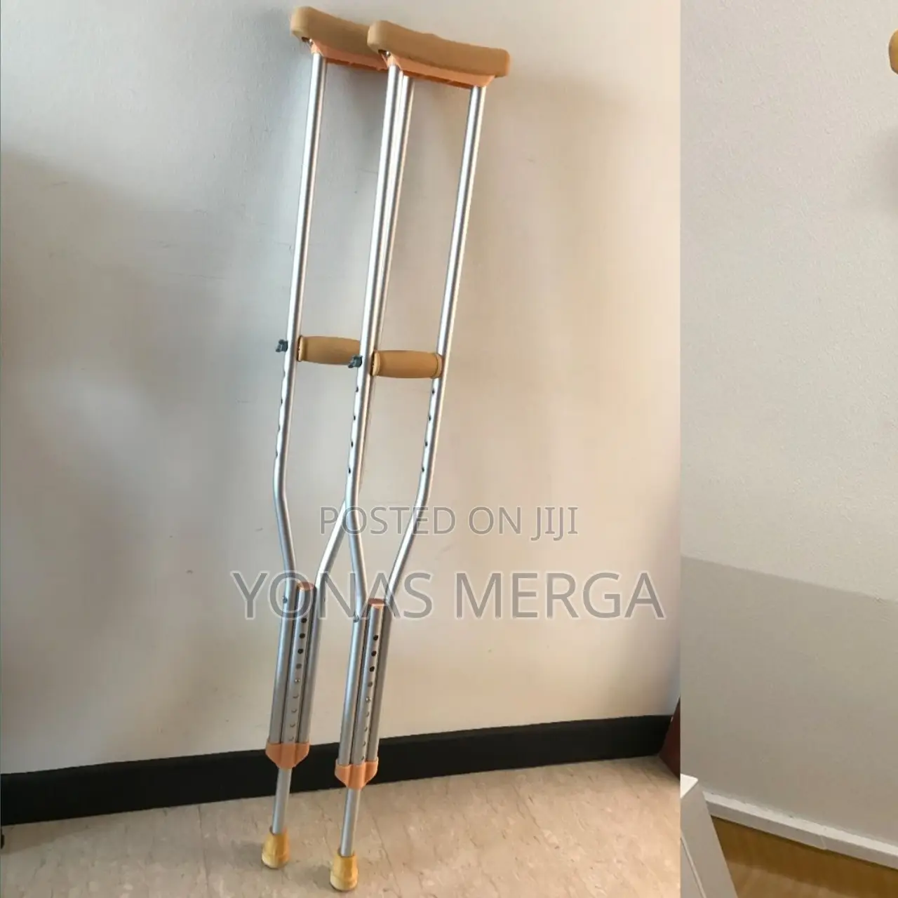Medical Crutches With Damping Spring for Adult