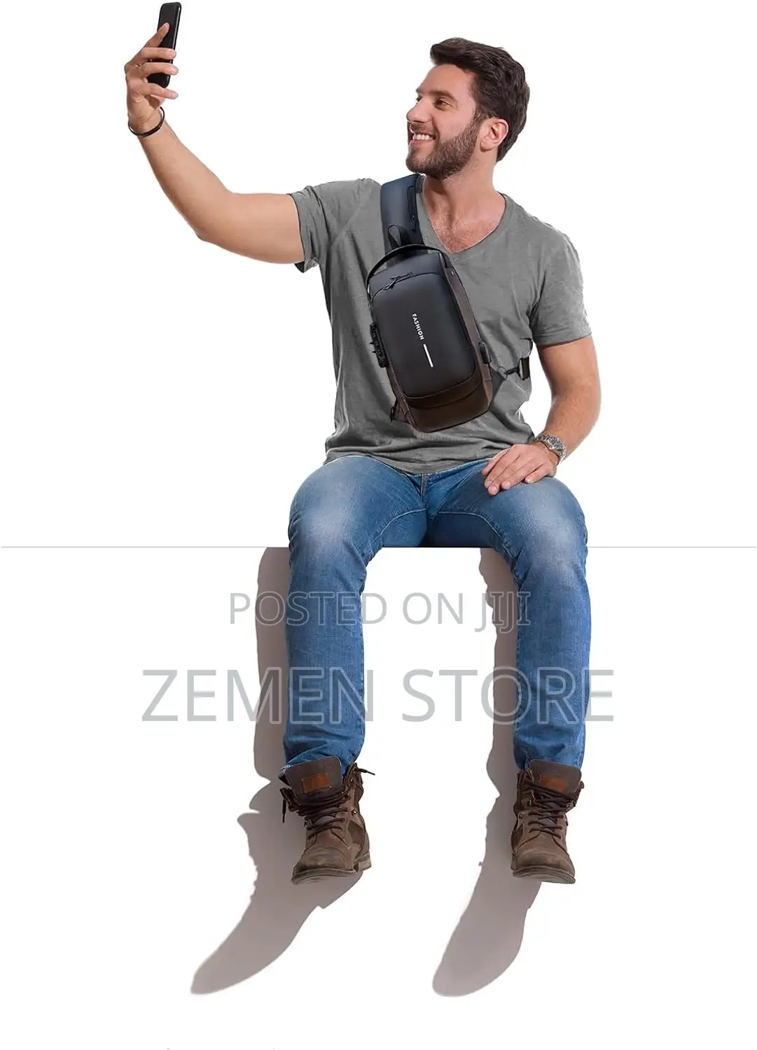 ለአያያዝ ምቹ የሆኑ ለሌባ የማይመች ባለ ቁልፍ ጠንካራ ቀለል ያለ Mini Crossbag