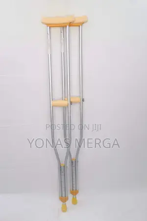 Photo - Crutches Adjustable Height,1pair,Adult Tall(5'10"To6'6")