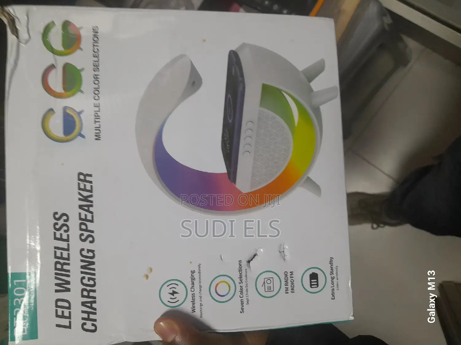 LED Wireless Charging Speaker