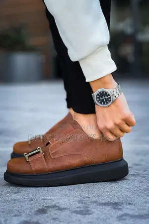 High Master Quality 
Checkich CH297 Brown S.T Men's Shoes