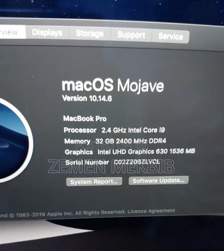 New Laptop Apple MacBook Pro 2018 16GB Intel Core I7 SSD 512GB