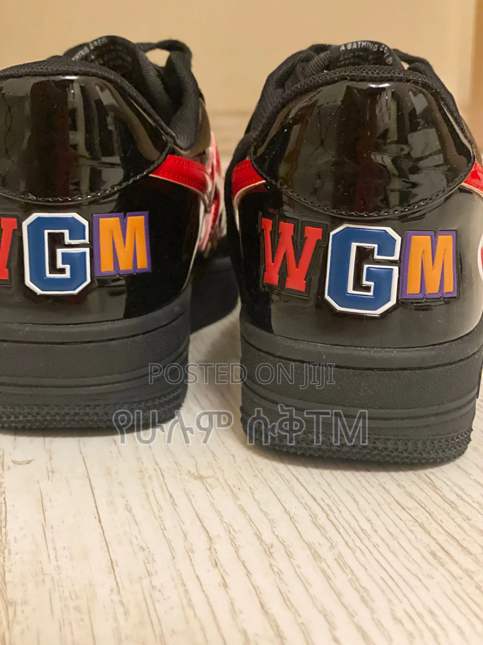 Original Bape Sta ‘A Bathing Ape’ Black Shark Shoes