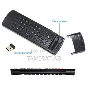 Air Fly Mouse Remote With Mini Wireless Keyboard - Mx3
