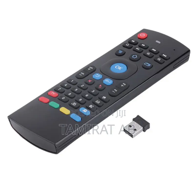 Air Fly Mouse Remote With Mini Wireless Keyboard - Mx3