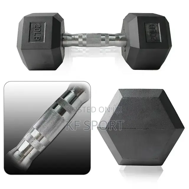 Rubber Dumbbell( ዳምቤል 5 20,)