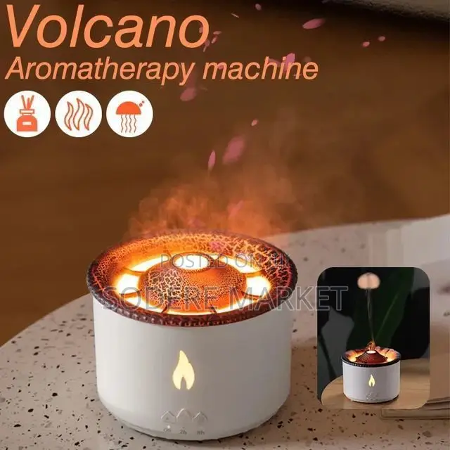 Flame Aroma Diffusor With Is an Essential Oil Diffuser