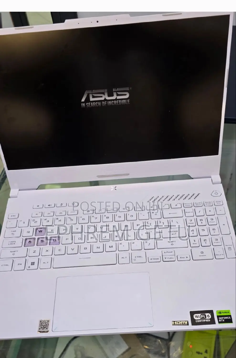 New Laptop Asus TUF Gaming A15 16GB AMD Ryzen 7 SSD 1T