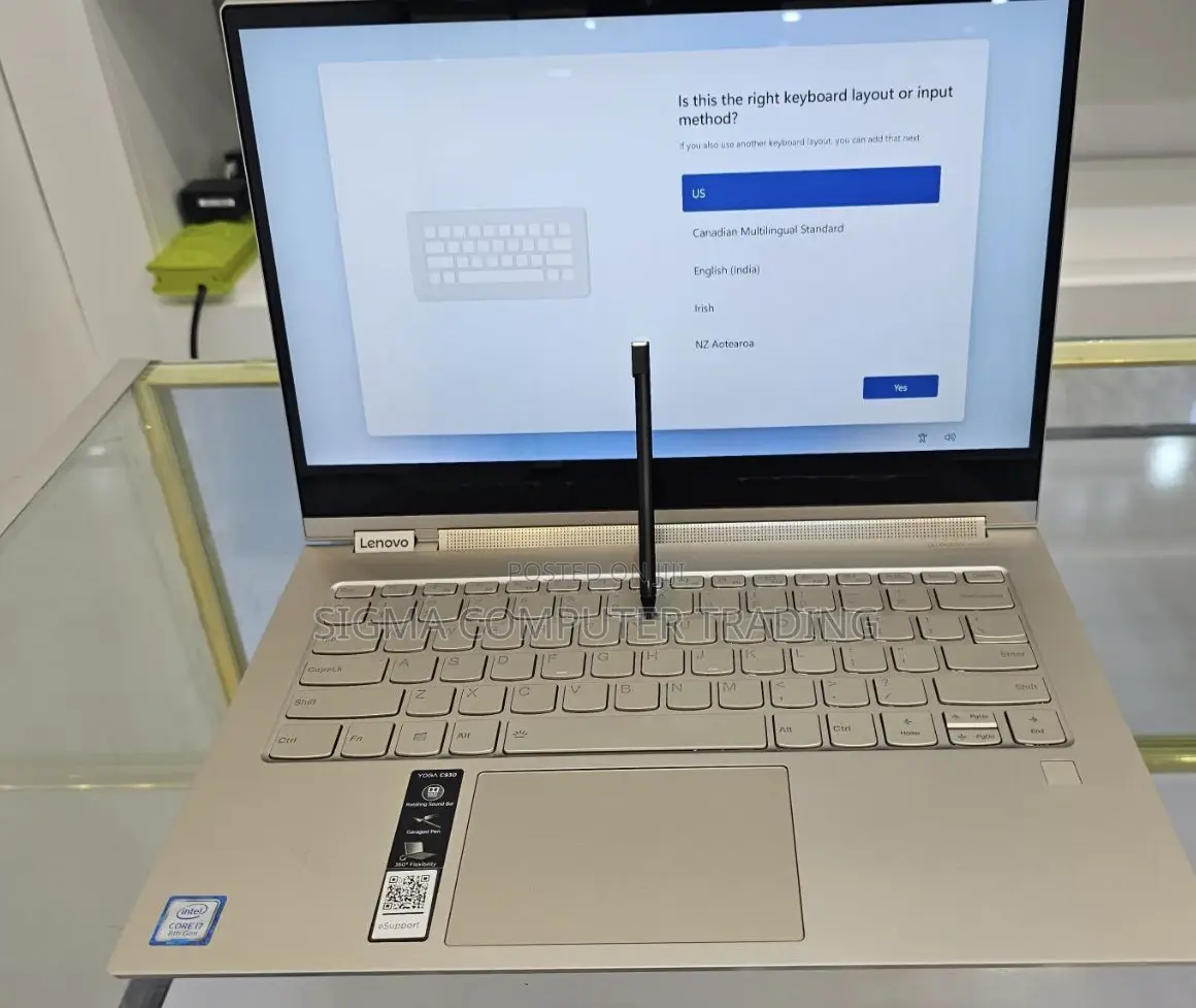 New Laptop Lenovo Yoga C740 16GB Intel Core I7 SSD 512GB