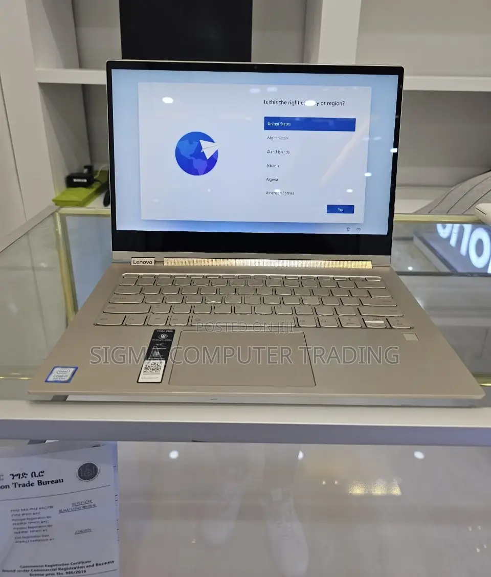 New Laptop Lenovo Yoga C740 16GB Intel Core I7 SSD 512GB