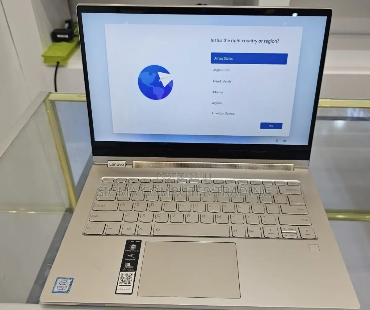 New Laptop Lenovo Yoga C740 16GB Intel Core I7 SSD 512GB
