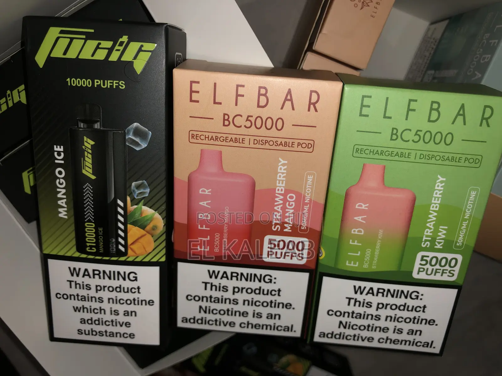 Disposable and Rechargeable Vapes in Different Flavours
