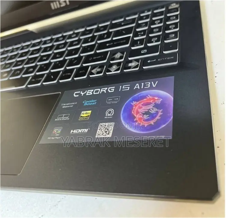 New Laptop MSI 16GB Intel Core I7 SSD 512GB