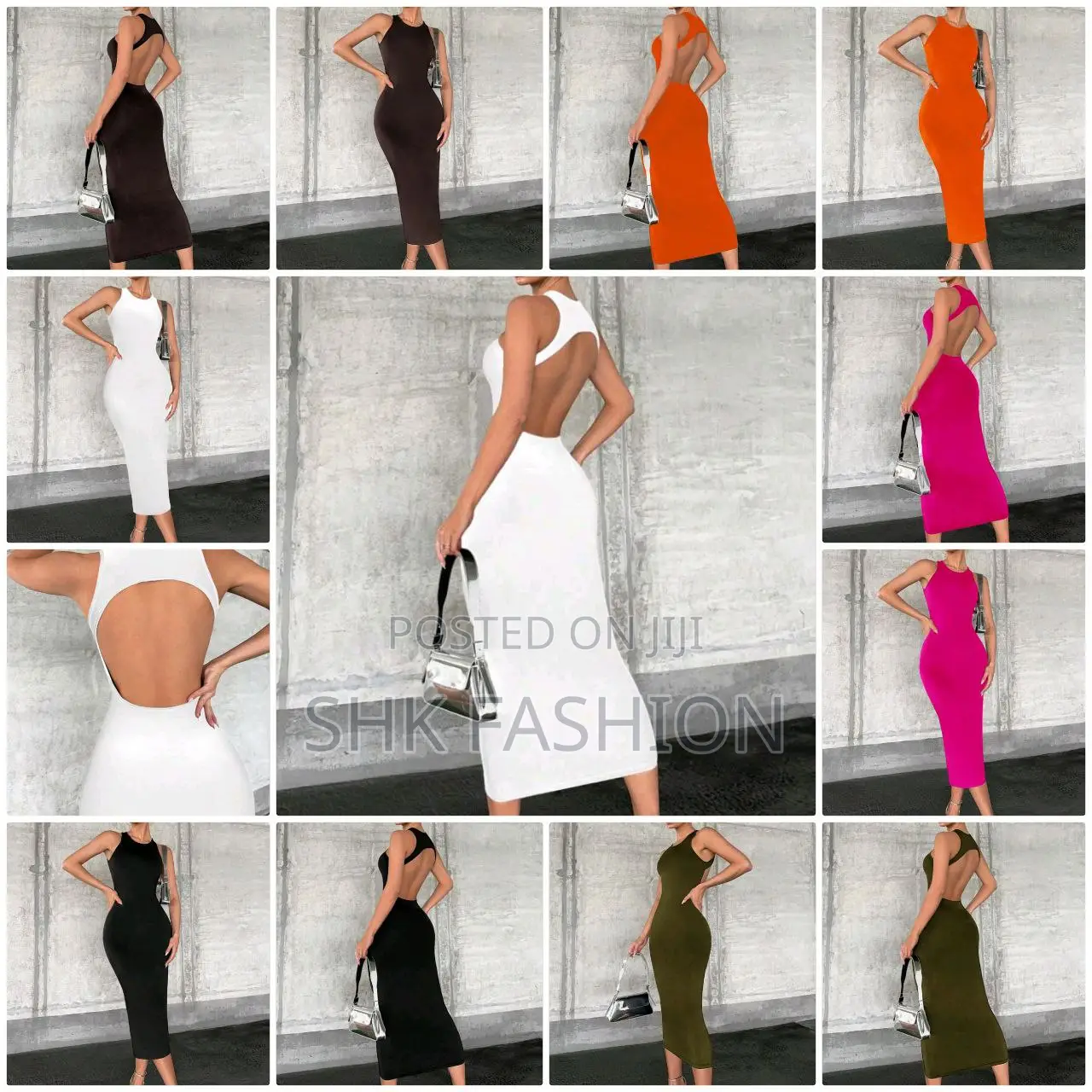Backless Bodycon Dress