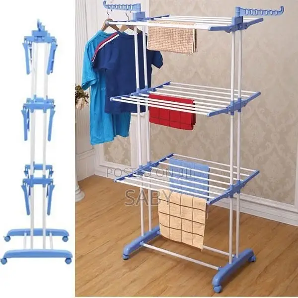 Three Layer Clothes Hanger Rack