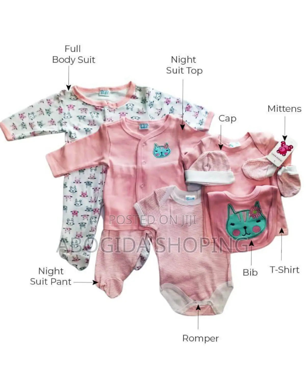 Ocean Baby 8 PCS Set Cloth