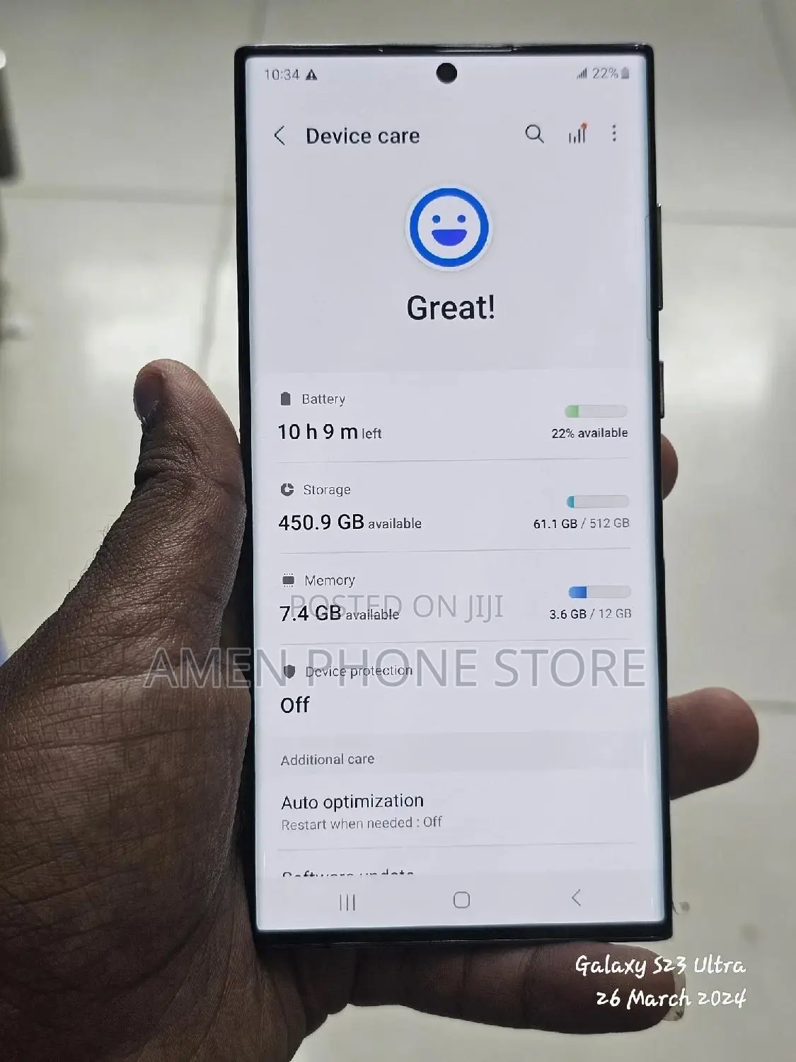 New Samsung Galaxy S22 Ultra 5G 512 GB Black