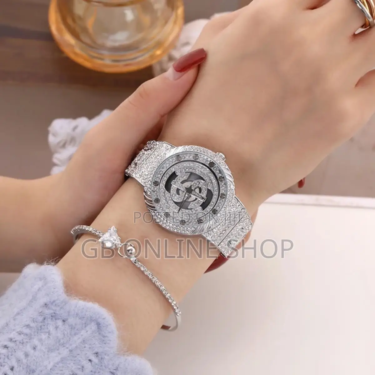 Fashion Watch,Waterproof Colorful Rotating Ladies Watch