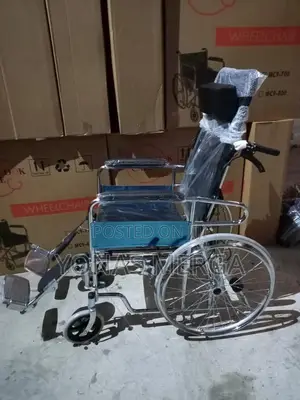 Photo - Sleeping Wheelchair _Portable Potty: Folds Up Easily