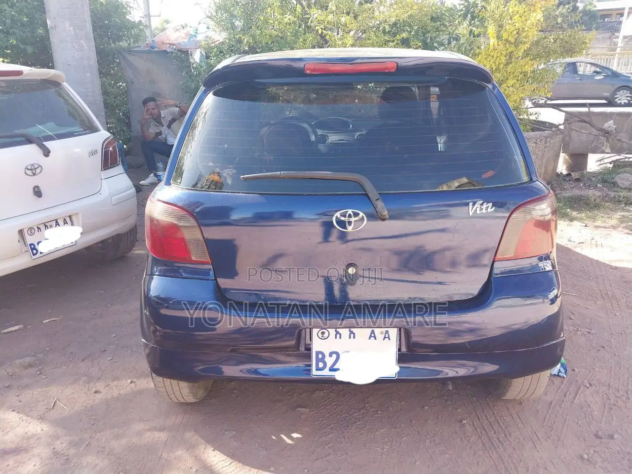 Toyota Vitz 2001 Blue