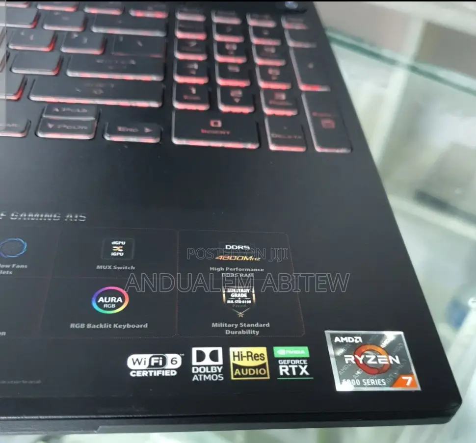 New Laptop Asus TUF Gaming A15 16GB AMD Ryzen 7 SSD 512GB
