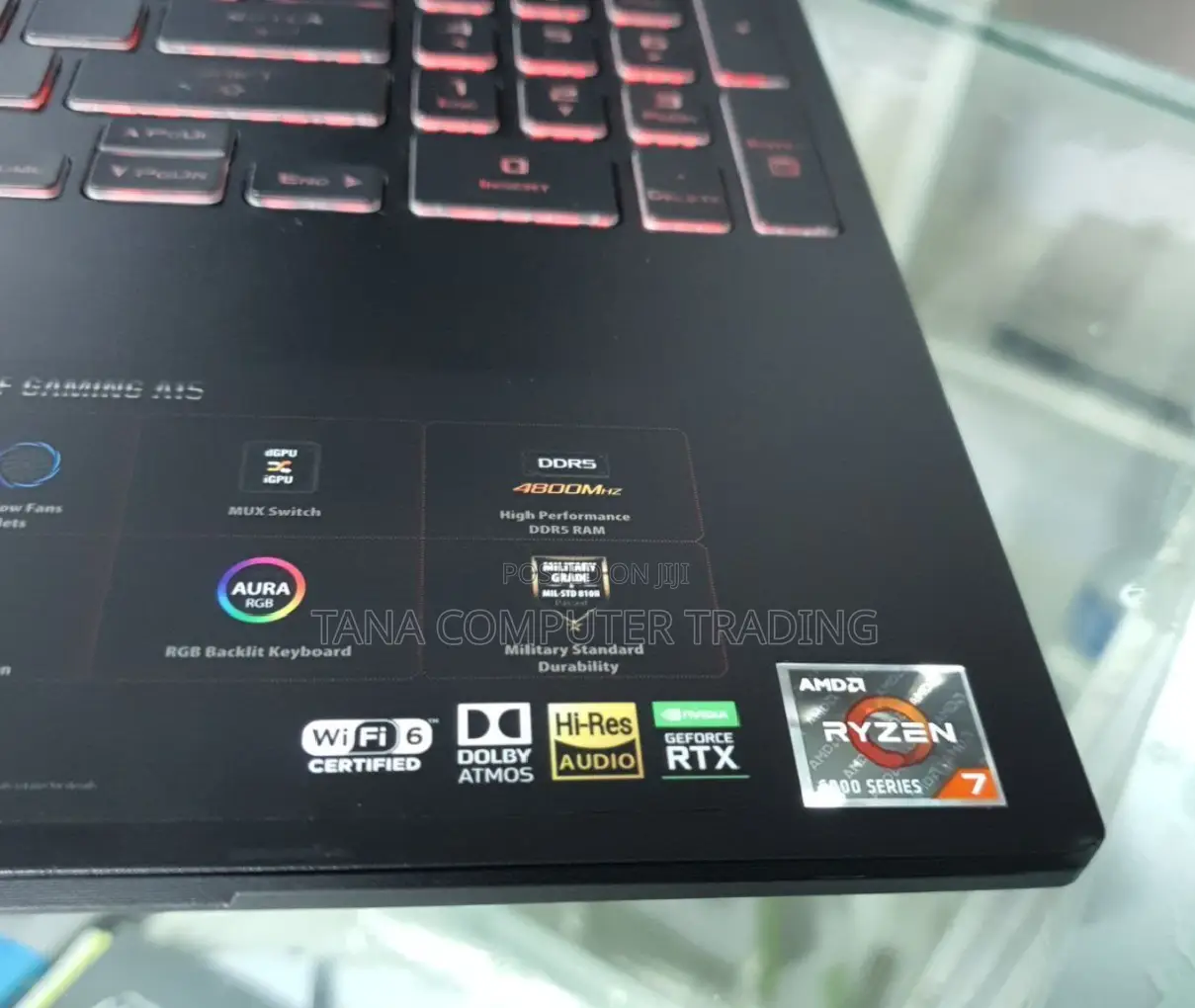 New Laptop Asus TUF Gaming A15 16GB AMD Ryzen 7 SSD 1T