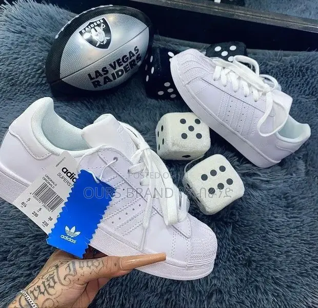 Adidas Old School Superstar White Shoes High Master Quality for sale - Ours  Brand    Price: ETB 5,999 on Jiji.com.et [Bole]