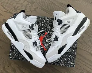 Photo - High Master Quality Air Jordan 4 Retro Military Black Shoes