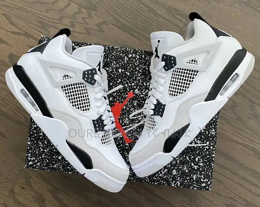 High Master Quality Air Jordan 4 Retro Military Black Shoes