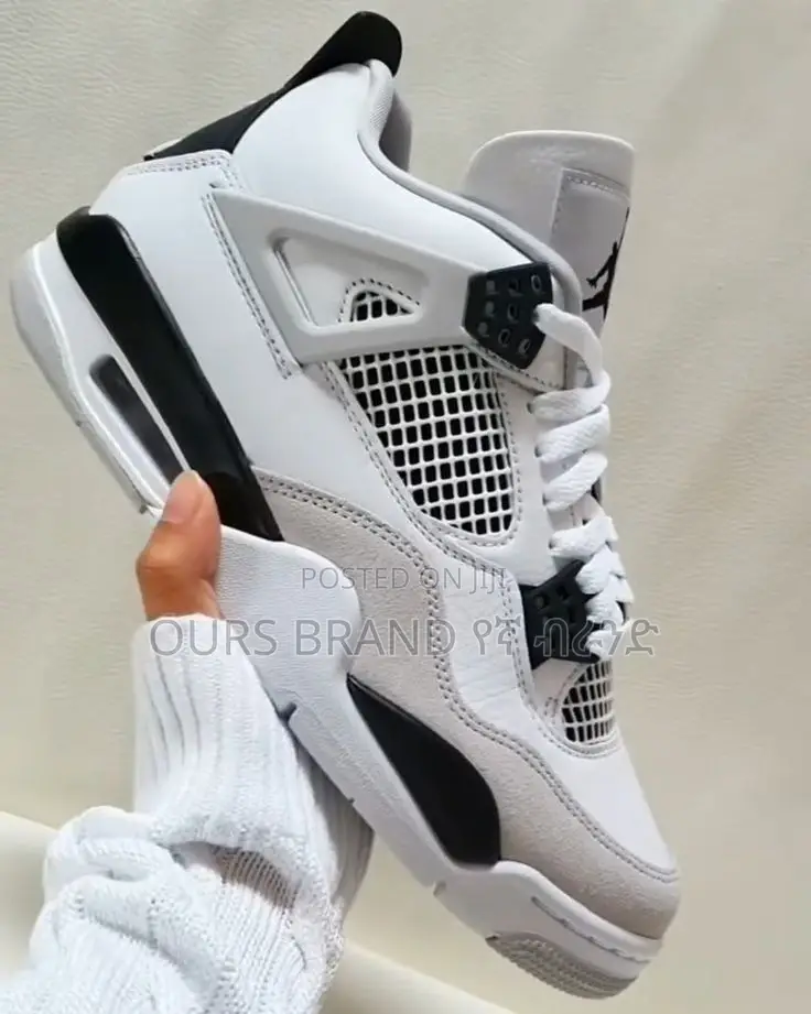 High Master Quality Air Jordan 4 Retro Military Black Shoes