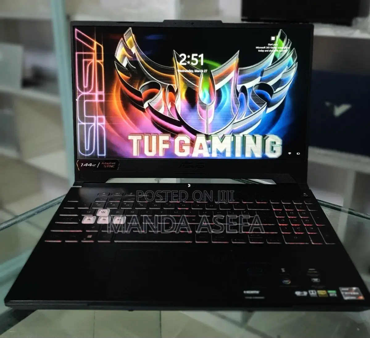 New Laptop Asus TUF Gaming A15 16GB AMD Ryzen 7 SSD 1T
