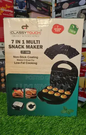 Classy Touch 7 in 1 Snack Maker