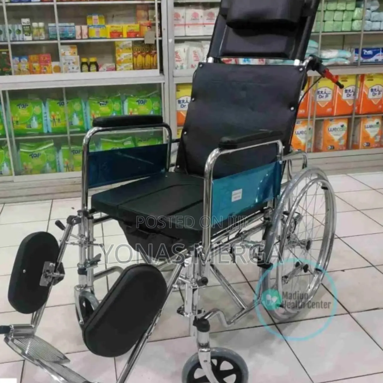 Reclining Commode Wheelchair, Model Name/: Karma Rainbow8