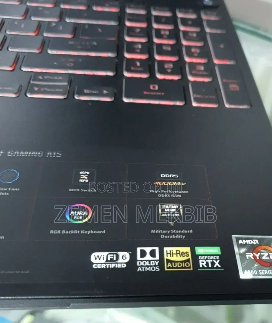 New Laptop Asus TUF Gaming A15 16GB AMD Ryzen 7 SSD 1T