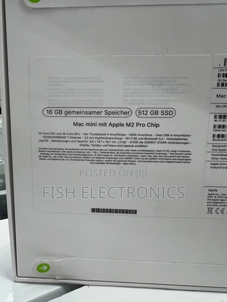 New Laptop Apple MacBook 16GB Apple M2 SSD 512GB