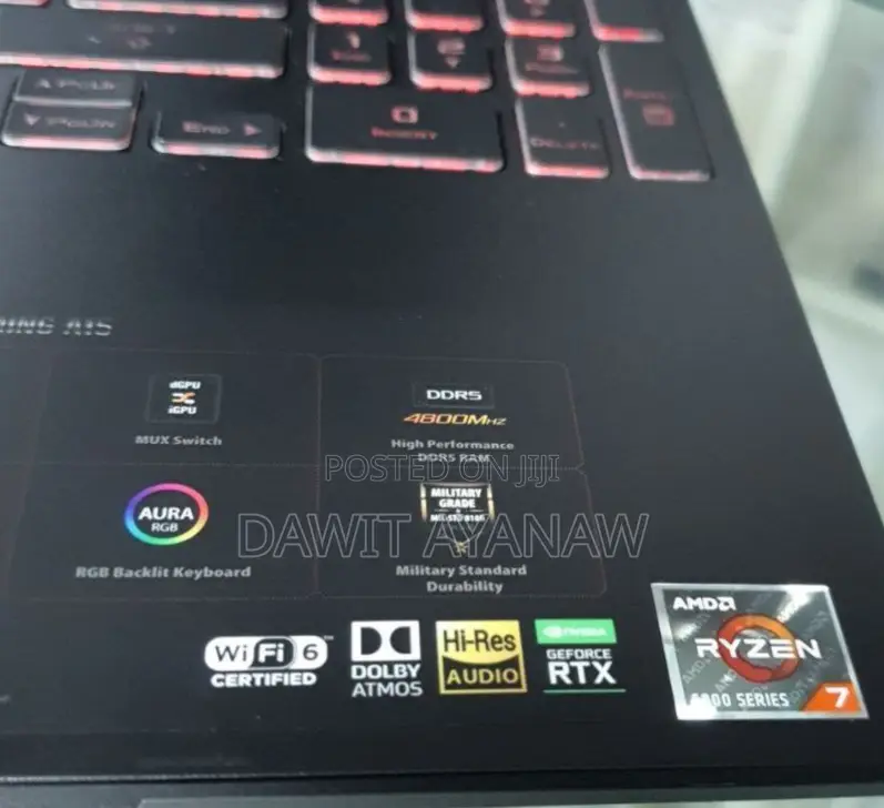 New Laptop Asus 16GB AMD Ryzen 7 SSD 1T