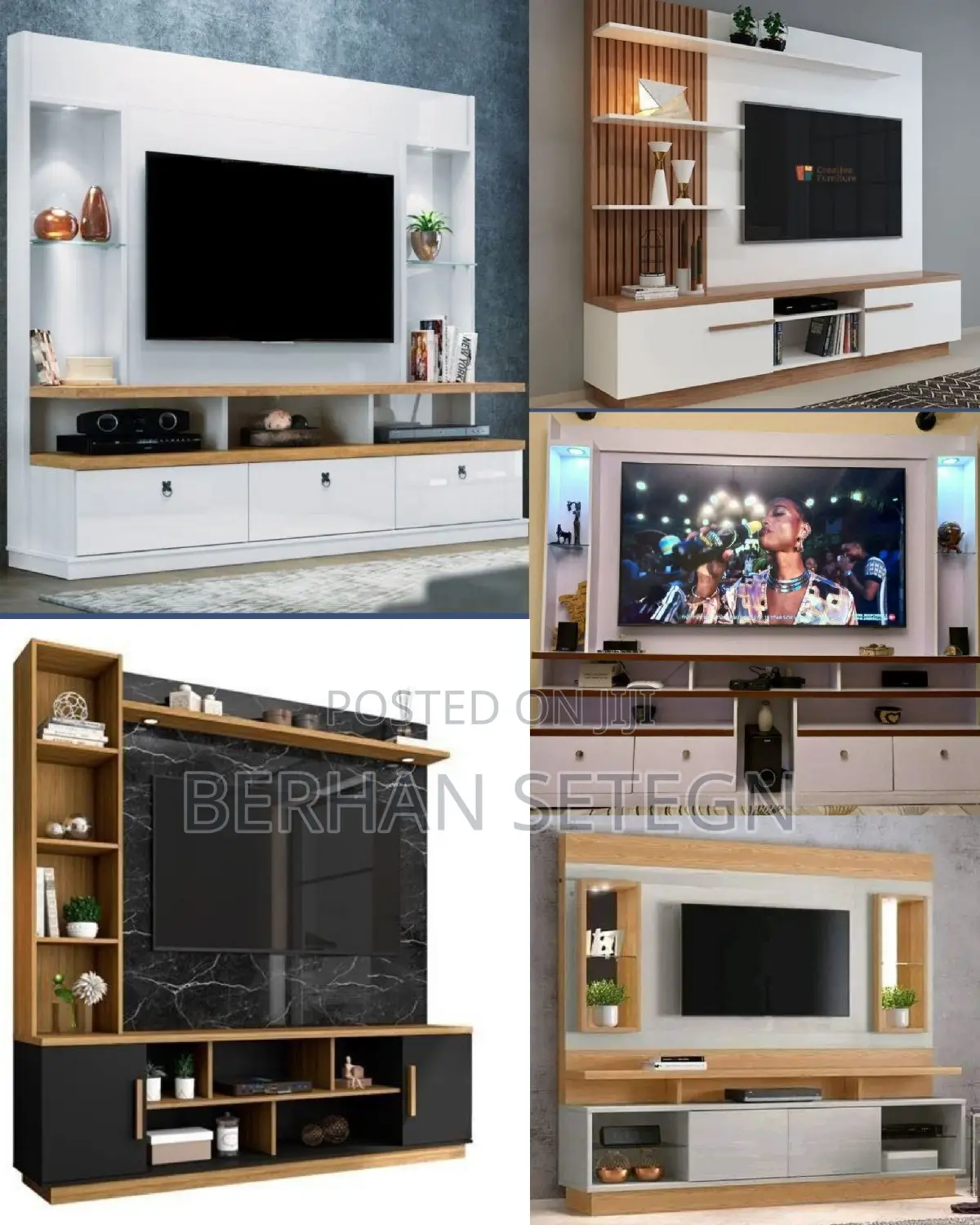 Gorgeous TV Stands ቲቪ ስተንዶች