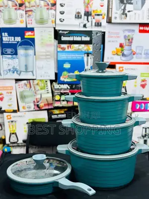 Photo - BMN Original Ceramic Cookware 5 in 1 ቢኤምን ኦርጅናል ሴራሚክ ድስት