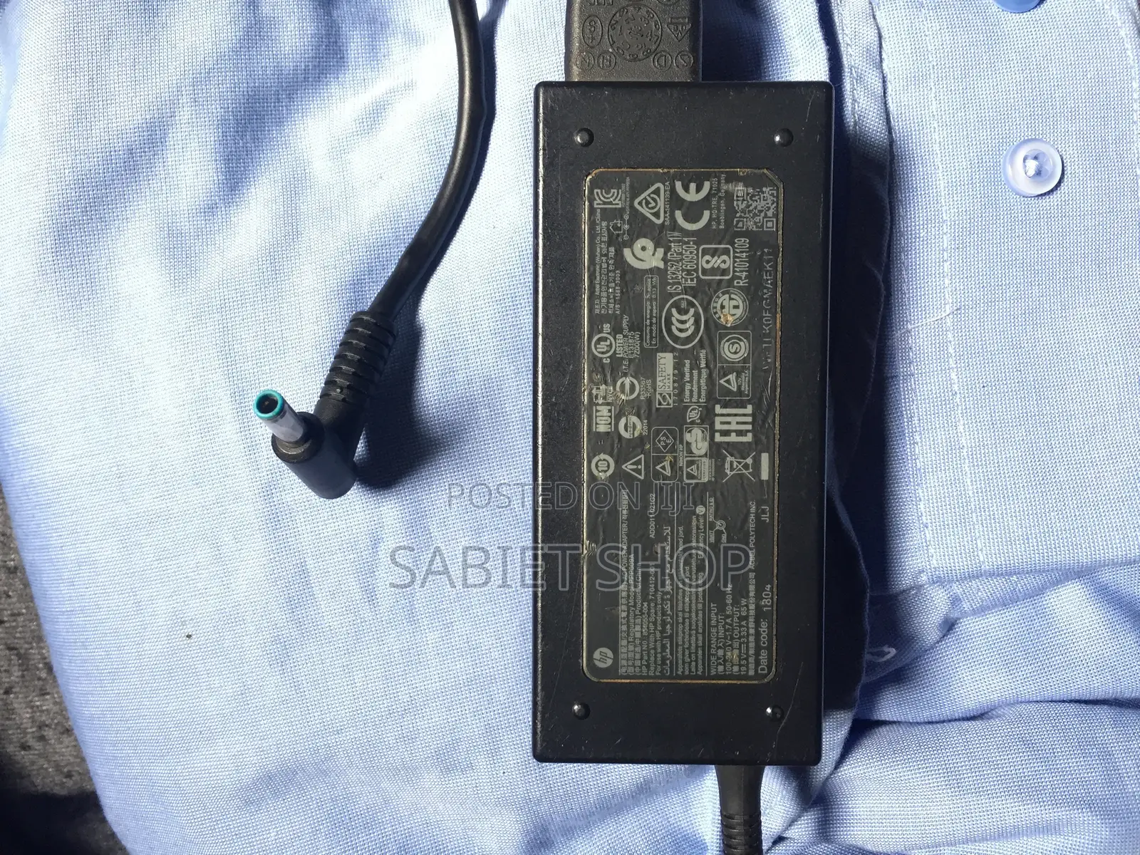 Blue Pin Hp Original Charger