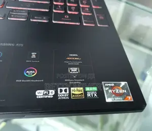 New Laptop Asus TUF Gaming FX504 16GB AMD Ryzen 7 SSD 1T