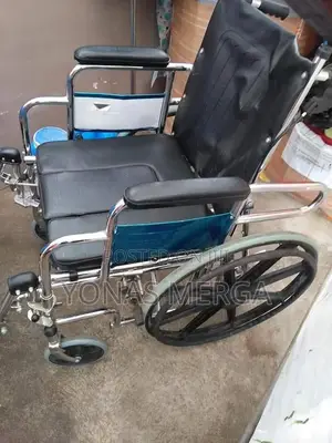 Toilet Wheelchair Fully Reclinable Backrest_use of Pullable