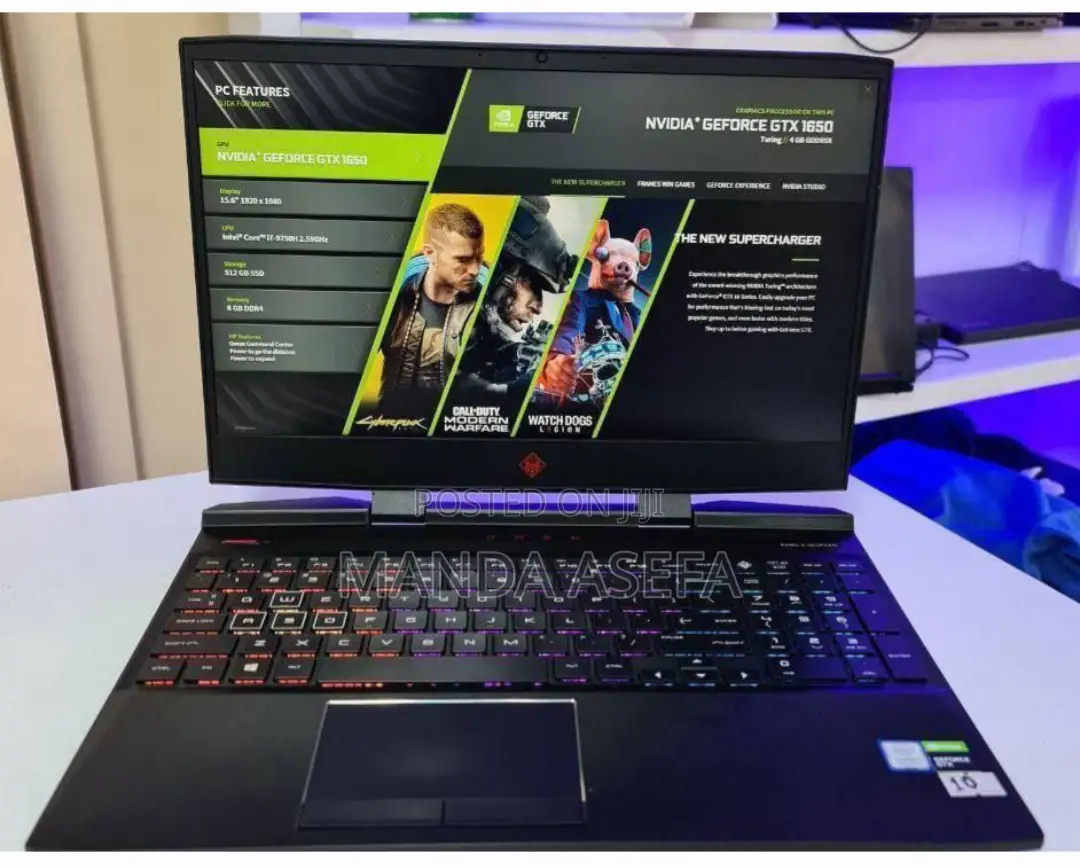 New Laptop HP Omen X 16GB Intel Core I7 SSD 512GB