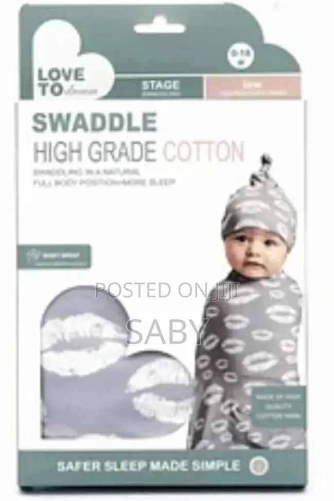 Newborn Swaddle Receiving Blanket Hat
