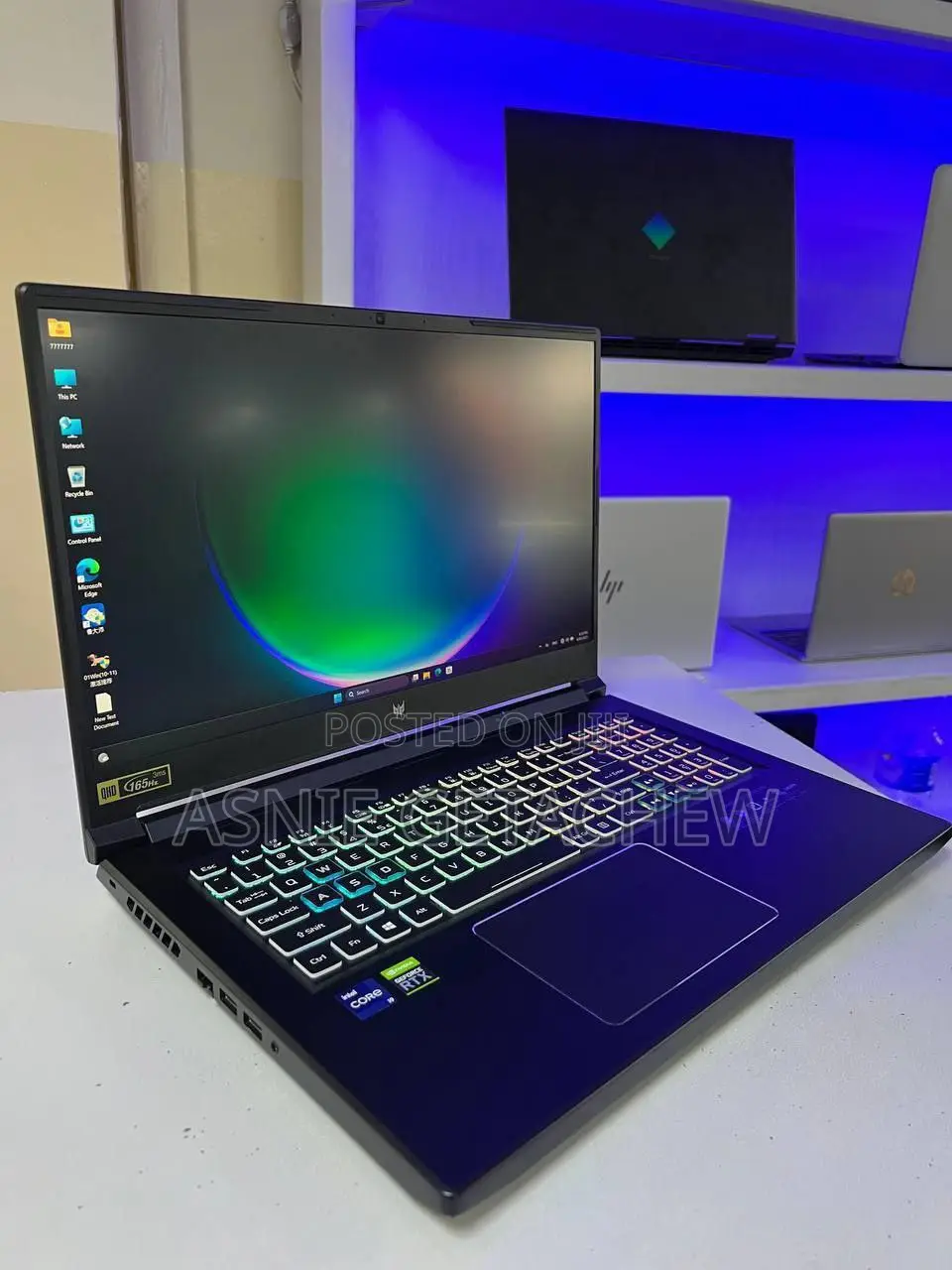 New Laptop Acer Predator Helios 300 8GB Intel Core I9 SSD 1T