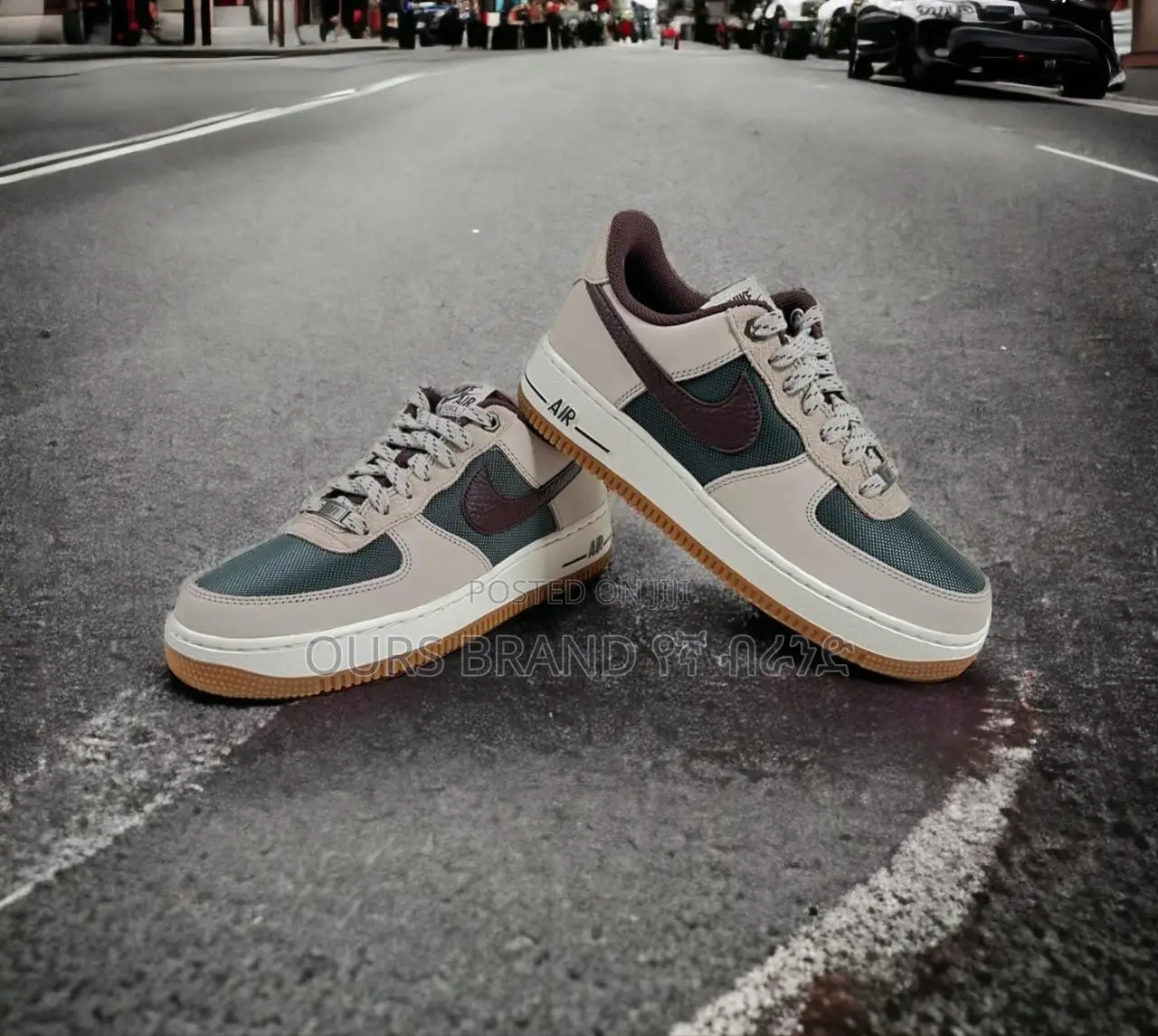 Nike Air Force 1 '07 Sneakers in Cream and Khaki